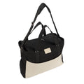 Black & Beige Personalized Travel Bag