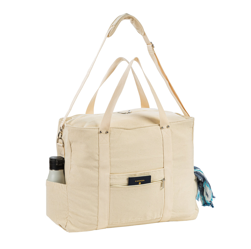 Natural Personalized Travel Bag